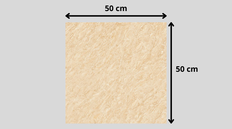 Gạch Prime 9592 màu kem men bóng, kích thước 50x50 cm 2 Gạch lát nền 9592 Prime