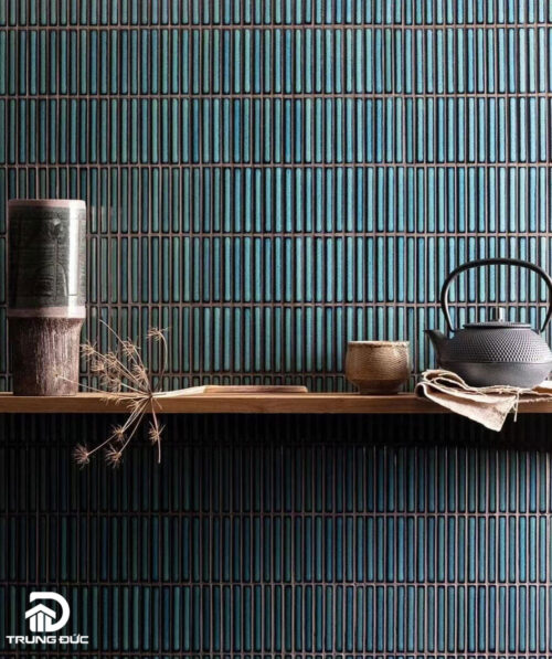 Gạch mosaic thanh que 22x145 mm trang trí tường bếp