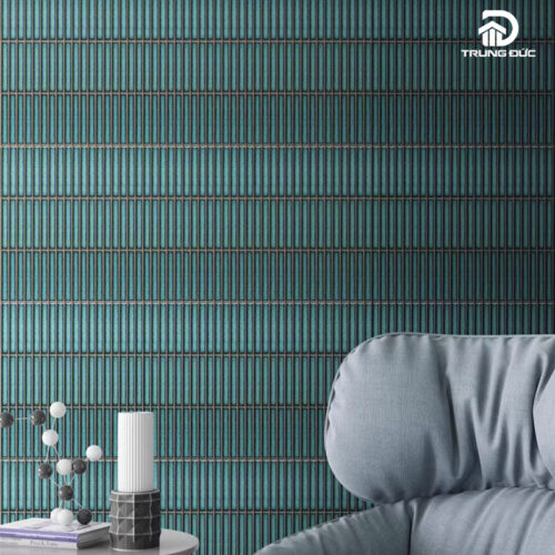 Gạch mosaic ốp tường phòng khách