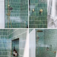 Gạch mosaic ốp tường nhà tắm