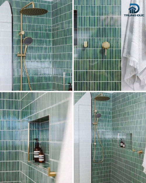 Gạch mosaic ốp tường nhà tắm