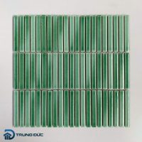 Gạch mosaic que màu xanh ngọc 12x92 mm 92TTEB-16A