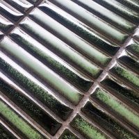 Gạch mosaic que đũa màu xanh rêu