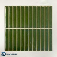 Gạch mosaic que màu xanh ngọc 25x150 mm