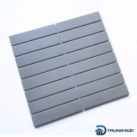 Gạch mosaic thanh que màu xám mờ 32x145 mm