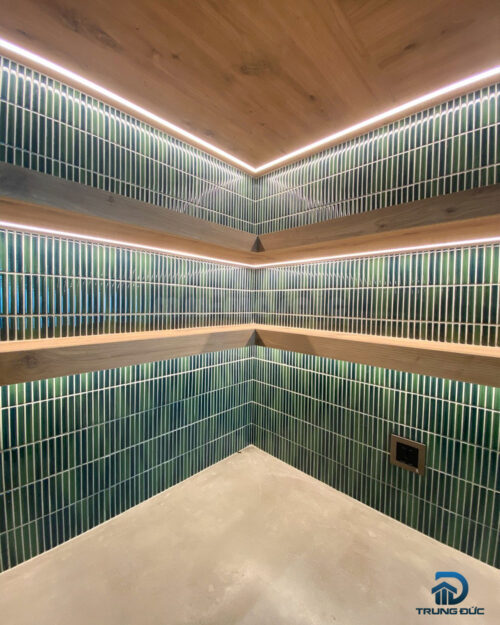 Gạch mosaic trang trí phòng bán hàng
