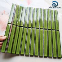 Gạch thẻ que màu xanh cốm