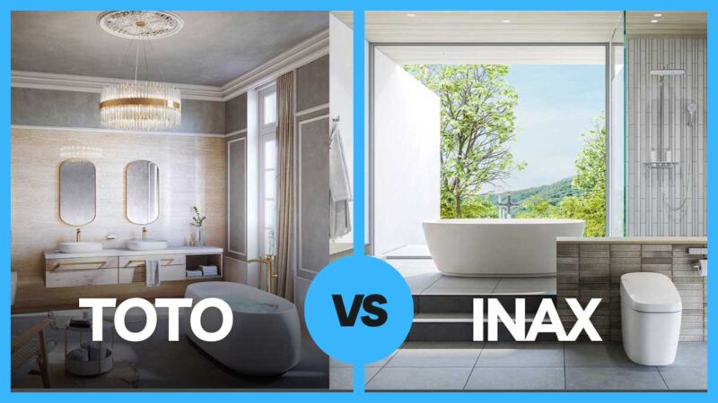 So sánh thiết bị vệ sinh TOTO và INAX: Nên Mua Loại Nào?