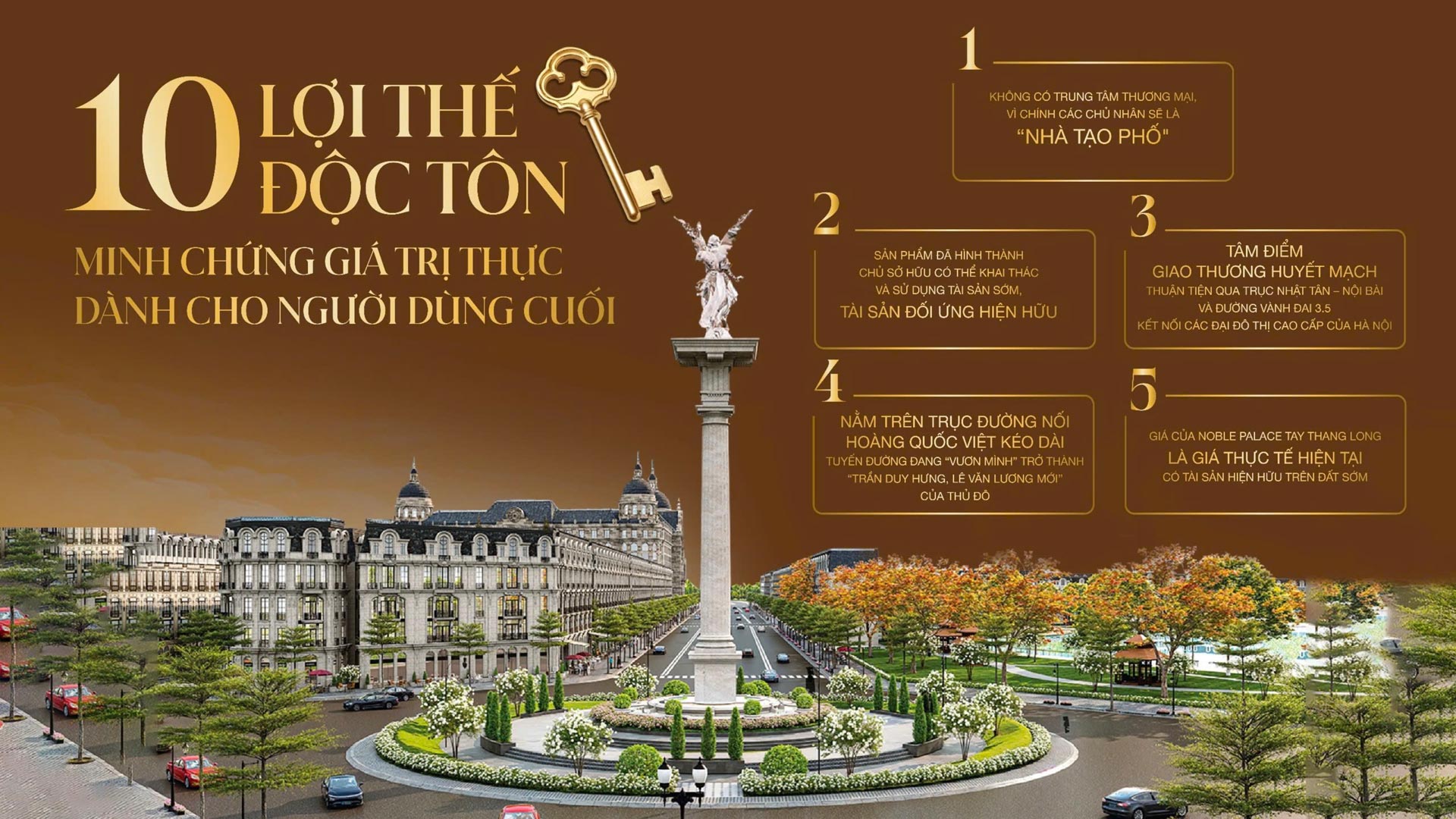 10 lợi thế của Noble Palace Tây Thằng Long từ 1 đến 5