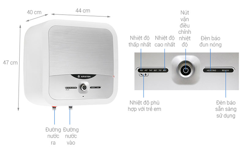 Bình nước nóng Ariston AN2 30 LUX 2.5 FE