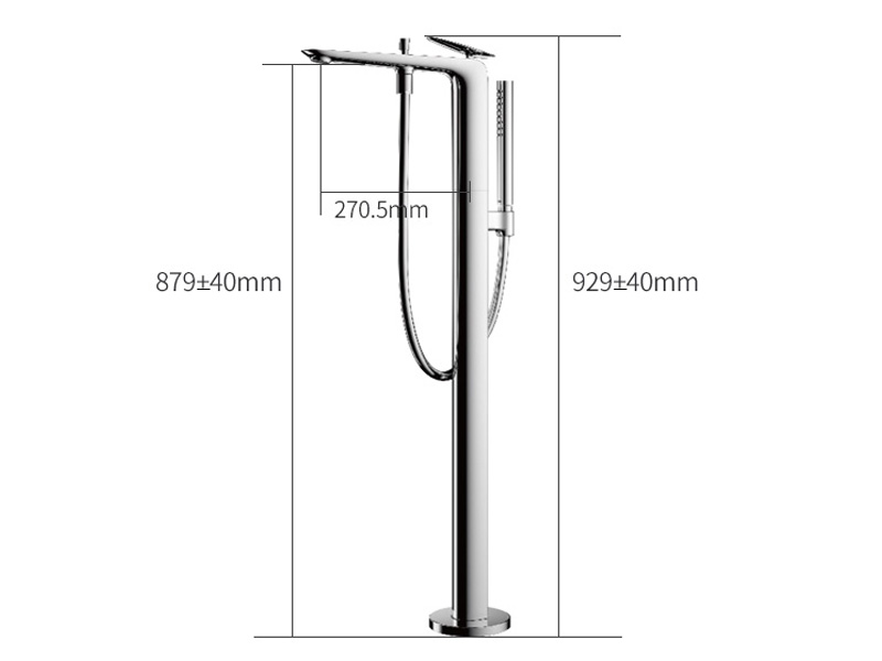 Vòi sen xả bồn TBP03301A/TBN01105B TOTO