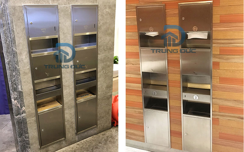 Máy Sấy Tay Âm Tường TOTO TYC602P + tủ đựng giấy + thùng rác 9 %tên tệp%