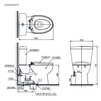 Bồn Cầu TOTO CS300DRT3 Hai Khối Nắp TC385VS 3 %tên tệp%