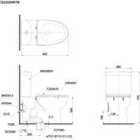 Bồn Cầu TOTO CS325DRT2 Hai Khối Nắp TC393VS 3 %tên tệp%