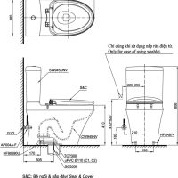 Bồn Cầu TOTO CS945DNT8 Hai khối Nắp TC600VS 3 %tên tệp%