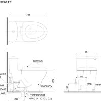 Bản vẽ thông số kích thước chi tiết