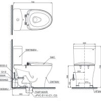 Bồn Cầu Rửa Cơ TOTO CS986GE2 Nắp TCW07S 3 %tên tệp%
