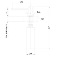 Hộp đựng xà phòng TOTO TX728AEV1Z gắn chậu 3 Bản vẽ hộp đựng xà phòng TOTO TX728AEV1Z