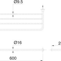 Bản vẽ kỹ thuật vắt khăn giàn TOTO TX4B