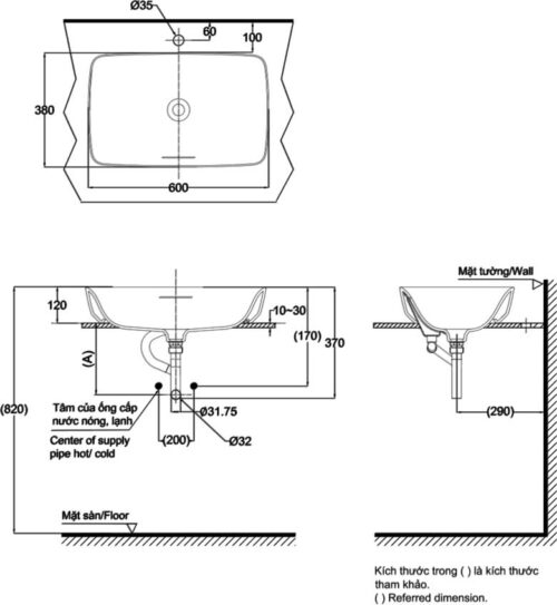 Lavabo Đặt Bàn TOTO PJS06WE#GW - Ảnh 5
