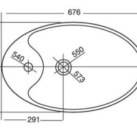 Bản vẽ kỹ thuật lavabo Viglacera V52