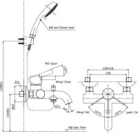Bản vẽ kỹ thuật củ sen gật gù TOTO TBG11302V
