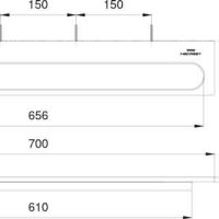 Bản vẽ kỹ thuật thanh vắt khăn TOTO YT87S7S
