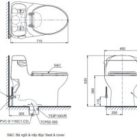Bồn Cầu TOTO MS914RT8 Liền Khối Nắp TC600VS 9 %tên tệp%