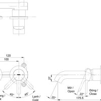 Vòi Lavabo Gắn Tường TOTO TLS01309B 5 %tên tệp%