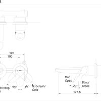 Vòi Lavabo Gắn Tường TOTO TLS03307B 3 %tên tệp%