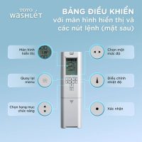 Nắp bồn cầu thông minh TOTO TCF4911Z 17 bảng điều khiển cầm tay TOTO TCM7395