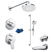 Bộ sen tắm âm tường 3 đường nước