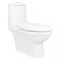 Bồn cầu 2 khối Viglacera VI107M xả nhấn nắp êm