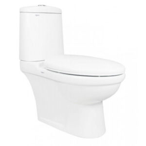 Bồn cầu 2 khối Viglacera VI107M xả nhấn nắp êm