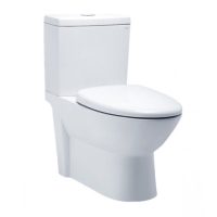 Bồn cầu 2 khối Caesar CD1340 xả nhấn nắp êm