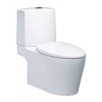 Bồn cầu 2 khối Caesar CD1345 xả nhấn nắp êm