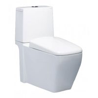 Bồn cầu Caesar CD1346 2 khối xả nhấn nắp êm