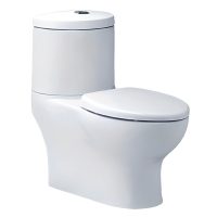 Bồn cầu Caesar CD1349 2 khối xả nhấn nắp êm