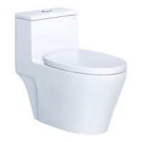 Bàn cầu 1 khối Caesar CD1356 xả nhấn nắp êm