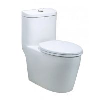 Bồn cầu 1 khối Caesar CD1364 xả nhấn nắp êm