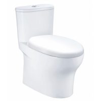 Bồn cầu 1 khối Caesar CD1394 xả nhấn nắp êm