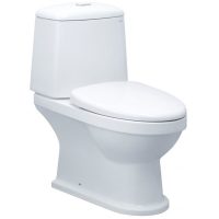 Bồn cầu 2 khối Caesar CD1530 xả nhấn nắp êm