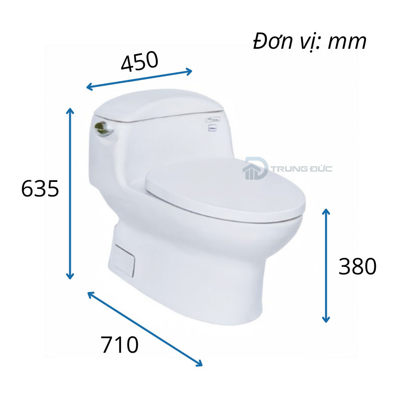 Bồn cầu liền khối TOTO MS914RT3