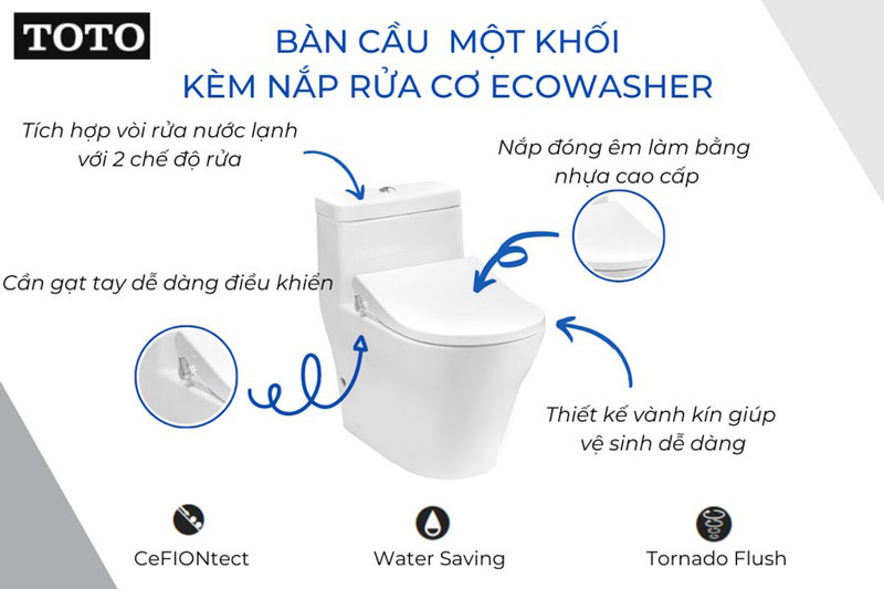 bồn cầu toto ecowasher