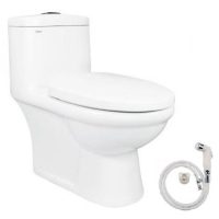 Bồn cầu 1 khối Viglacera BL5 xả nhấn nắp êm, tặng xịt VG826