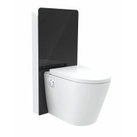 Bồn cầu thông minh Viglacera Platinum P.16.321W két âm mặt kính màu trắng