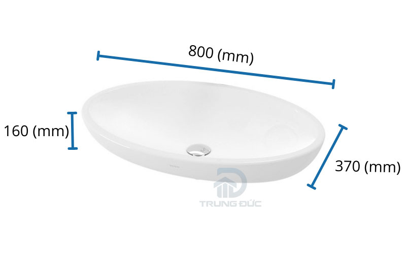 Lavabo Đặt Bàn TOTO LW819JW 3 Bồn rửa mặt TOTO LW819JW