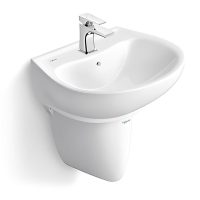 Chậu lavabo Viglacera V39 chân lửng