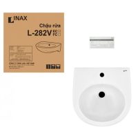 Chậu lavabo Inax L-282V/L-284VD chân đứng 4 Chậu rửa mặt INAX L-282V treo tường