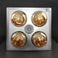 Đèn sưởi 4 bóng kiêm quạt hút mùi HE4BR